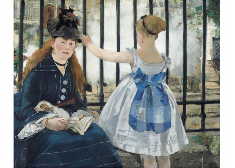 The Railway by Manet