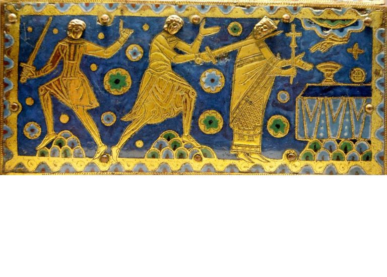 Reliquary Saint Thomas Becket enamel